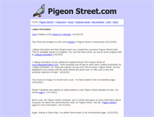 Tablet Screenshot of pigeonstreet.com